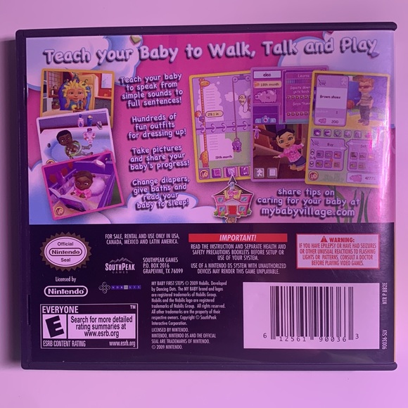 My Baby First Steps Nintendo DS - Picture 2 of 10